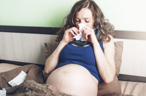 embarazada y con gripe